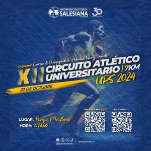 afiche circuito Atletico Universitario 7km